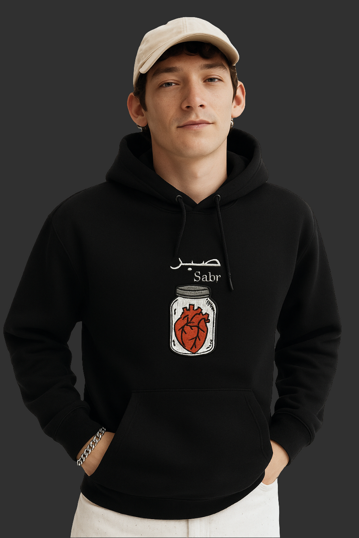 A sabr embroidery hoodie