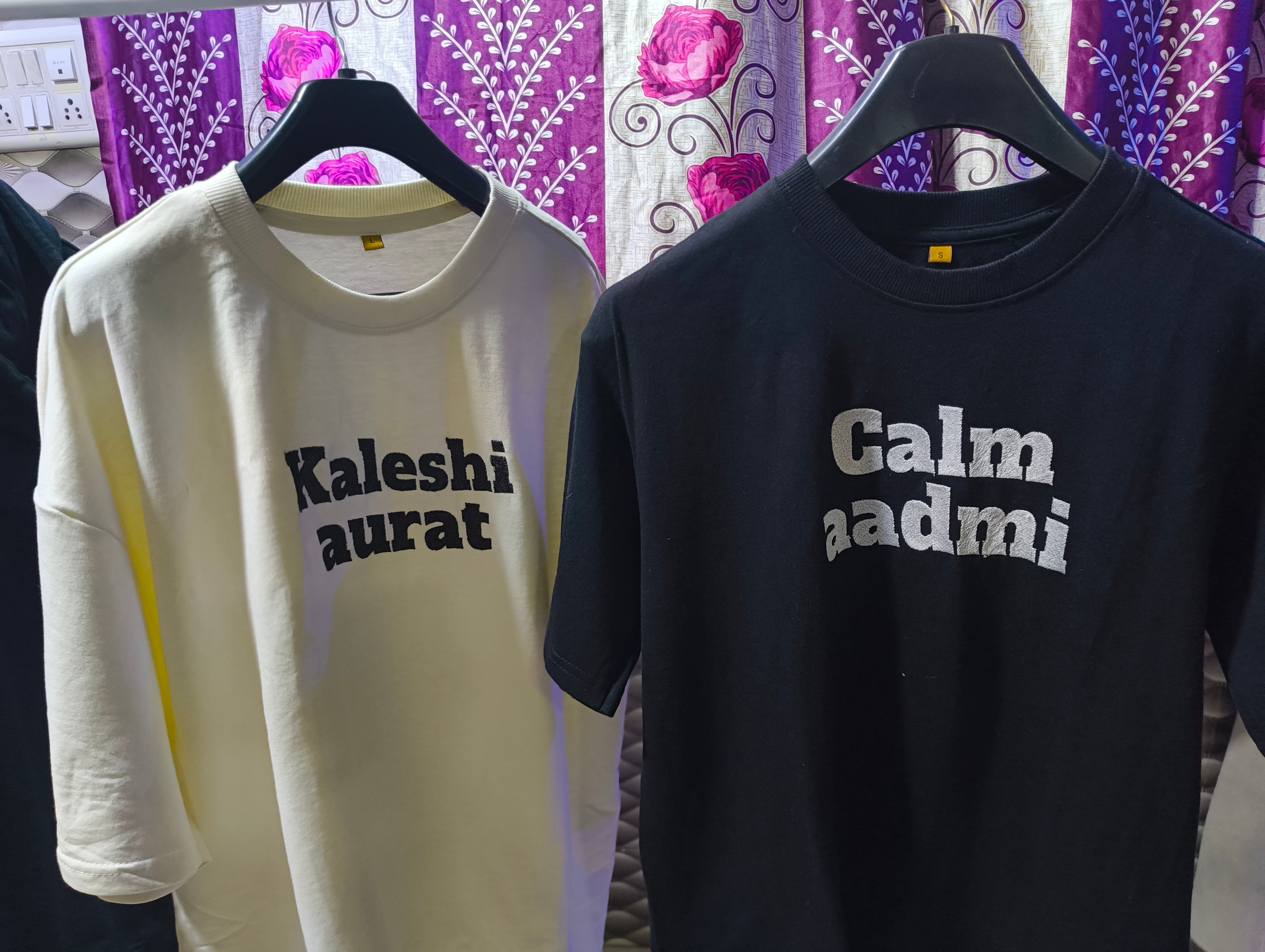 A couple embroidery tees